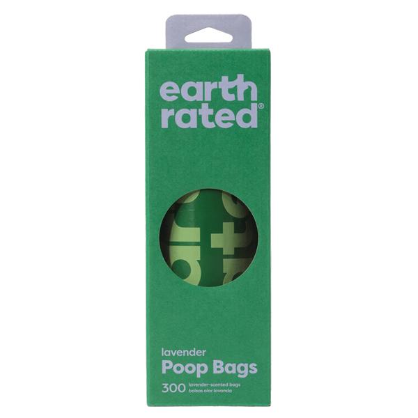 Earth Rated Poop Bags Pantry Pack, Lavender-Scented, 300-count