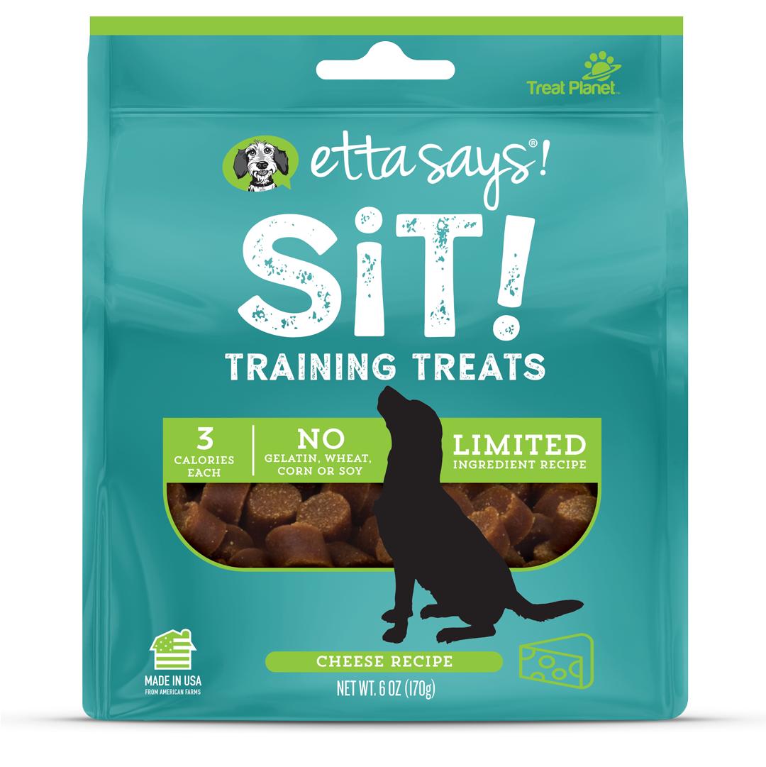 Etta Says! SiT! Cheese Dog Training Treats, 6-oz