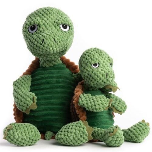 fabdog Floppy Plush Dog Toy, Turtle