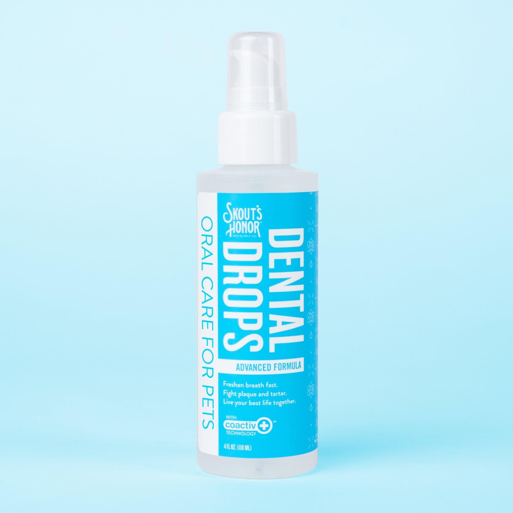 Skout's Honor Dental Drops Advanced Formula Oral Care for Pets, 4-oz