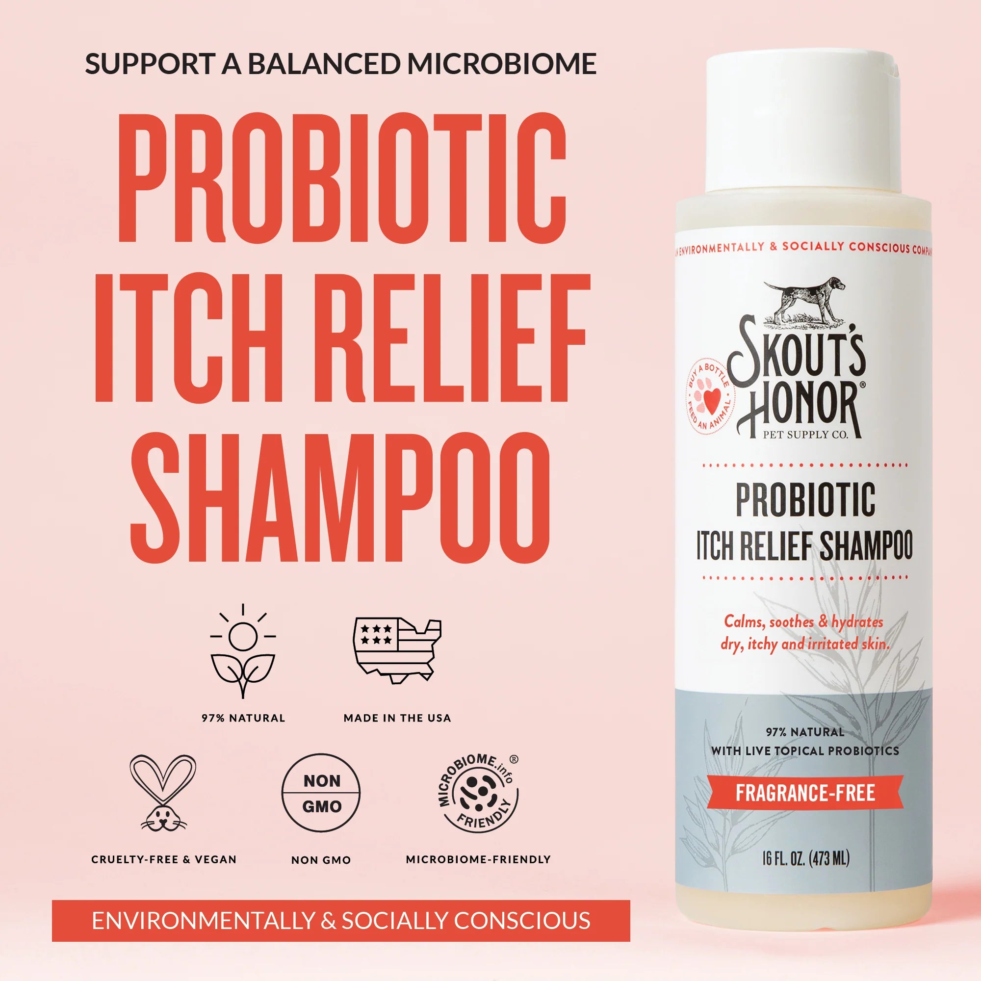 Skout's Honor Probiotic Itch Relief Shampoo