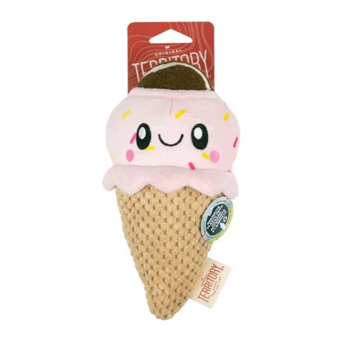 Original Territory Ice Cream 2-in-1 Plush Dog Toy
