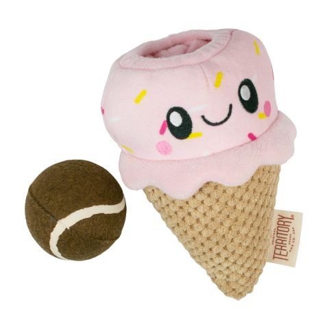 Original Territory Ice Cream 2-in-1 Plush Dog Toy