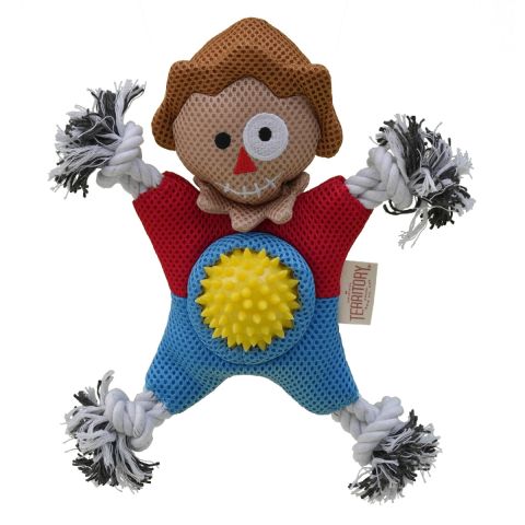 Original Territory Scarecrow 2-in-1 Fetch Tug Dog Toy