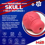 SodaPup MuttsKickButt Sugar Skull Treat Dispenser Dog Toy