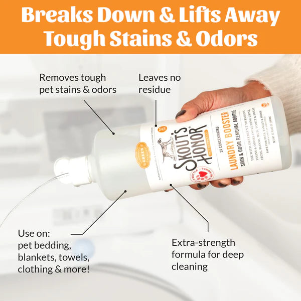 Skout's Honor Laundry Booster - Stain & Odor Removal Additive