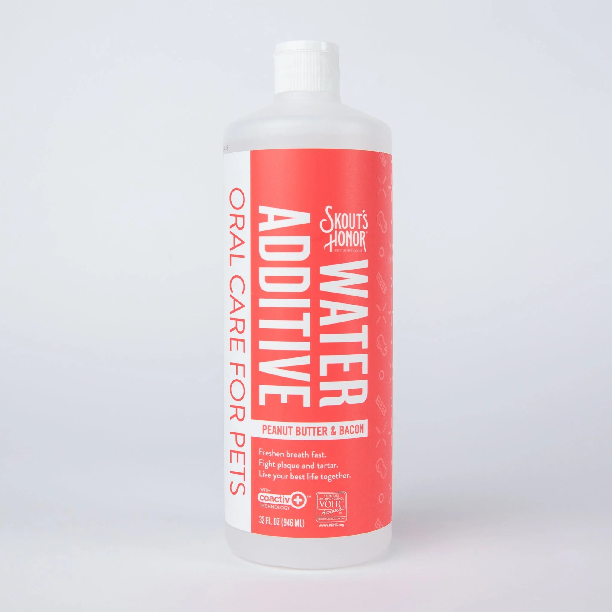 Skout's Honor Water Additive Peanut Butter & Bacon Oral Care for Pets