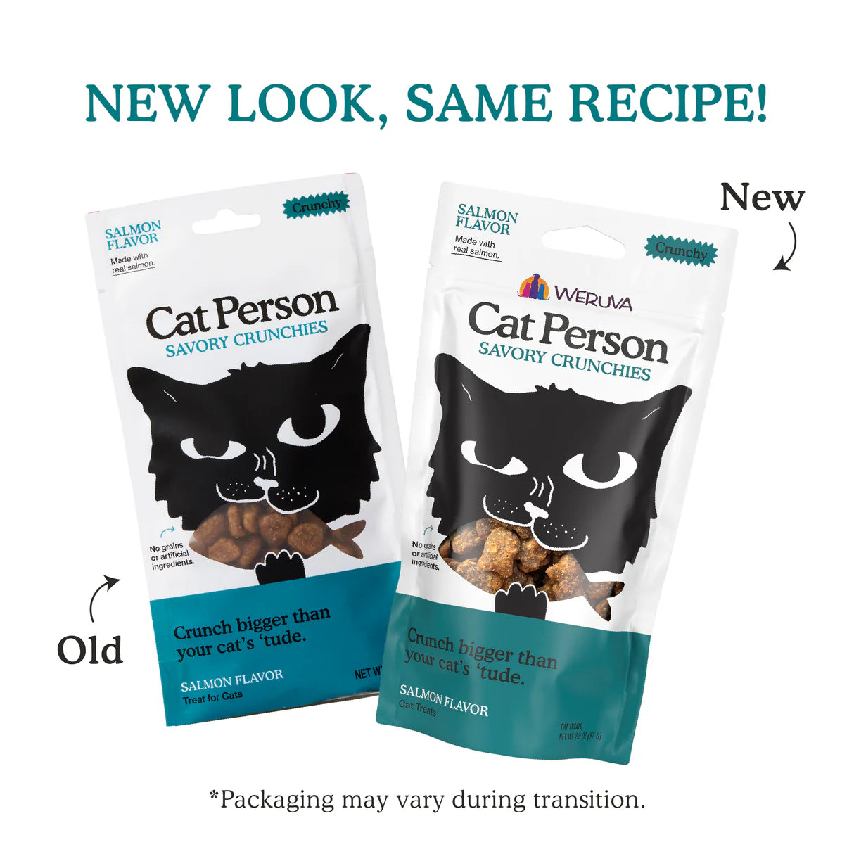 Weruva Cat Person Savory Crunchies Treats - 2oz