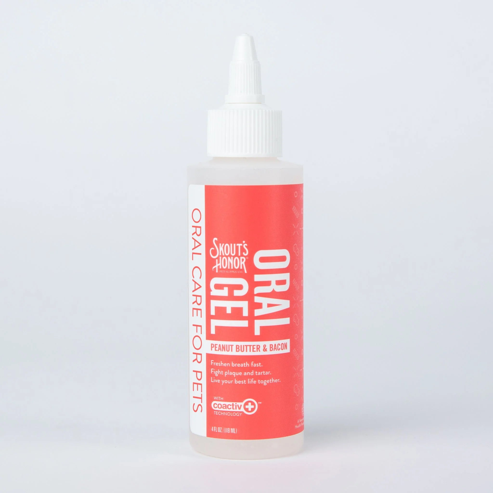 Skout's Honor Oral Gel Peanut Butter & Bacon Oral Care for Pets