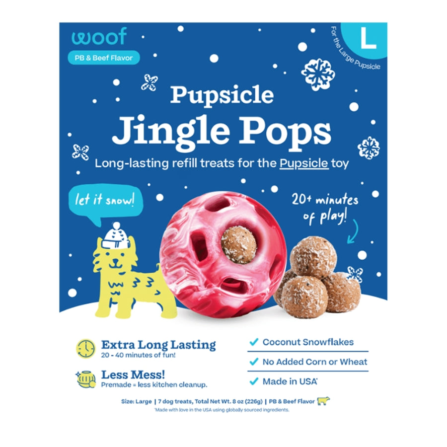 Woof Pupsicle Jingle Pops Dog Treats