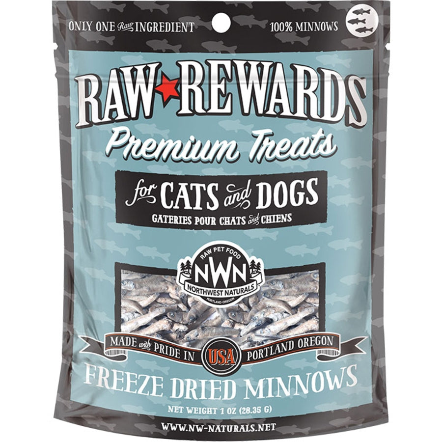 Northwest Naturals Raw Rewards Freeze-Dried Minnow Treats