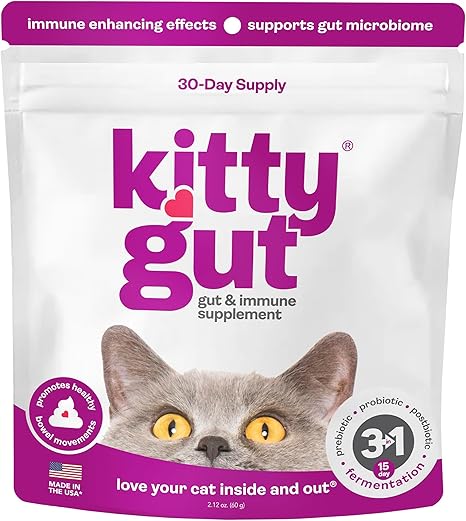 KittyGut™ Premium Cat Digestive & Immune Support for Cats