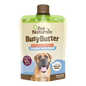 Pet Naturals BusyButter Extra Strength Calming Peanut Butter Dog Treats, 6-oz