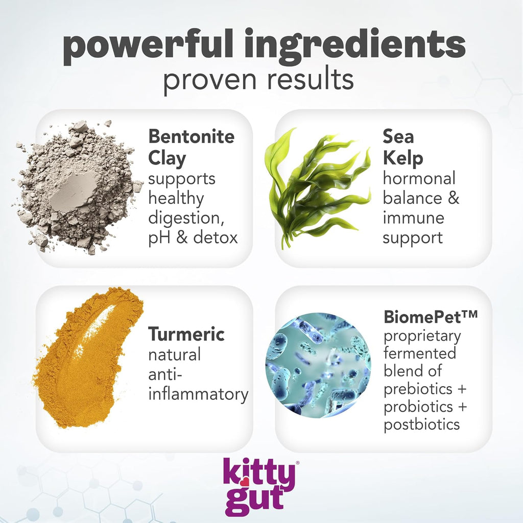 KittyGut™ Premium Cat Digestive & Immune Support for Cats
