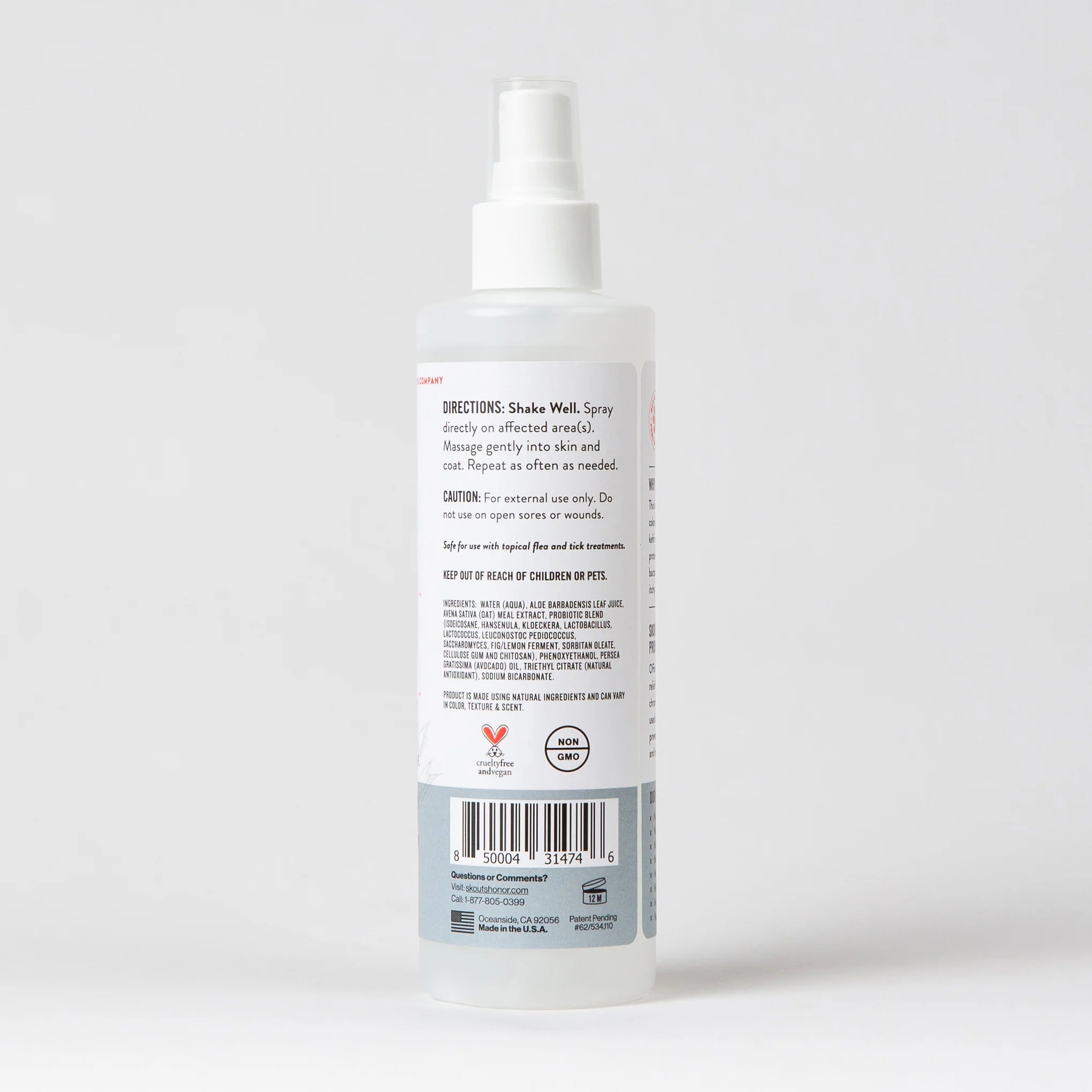 Skout's Honor Probiotic Itch Relief Spray