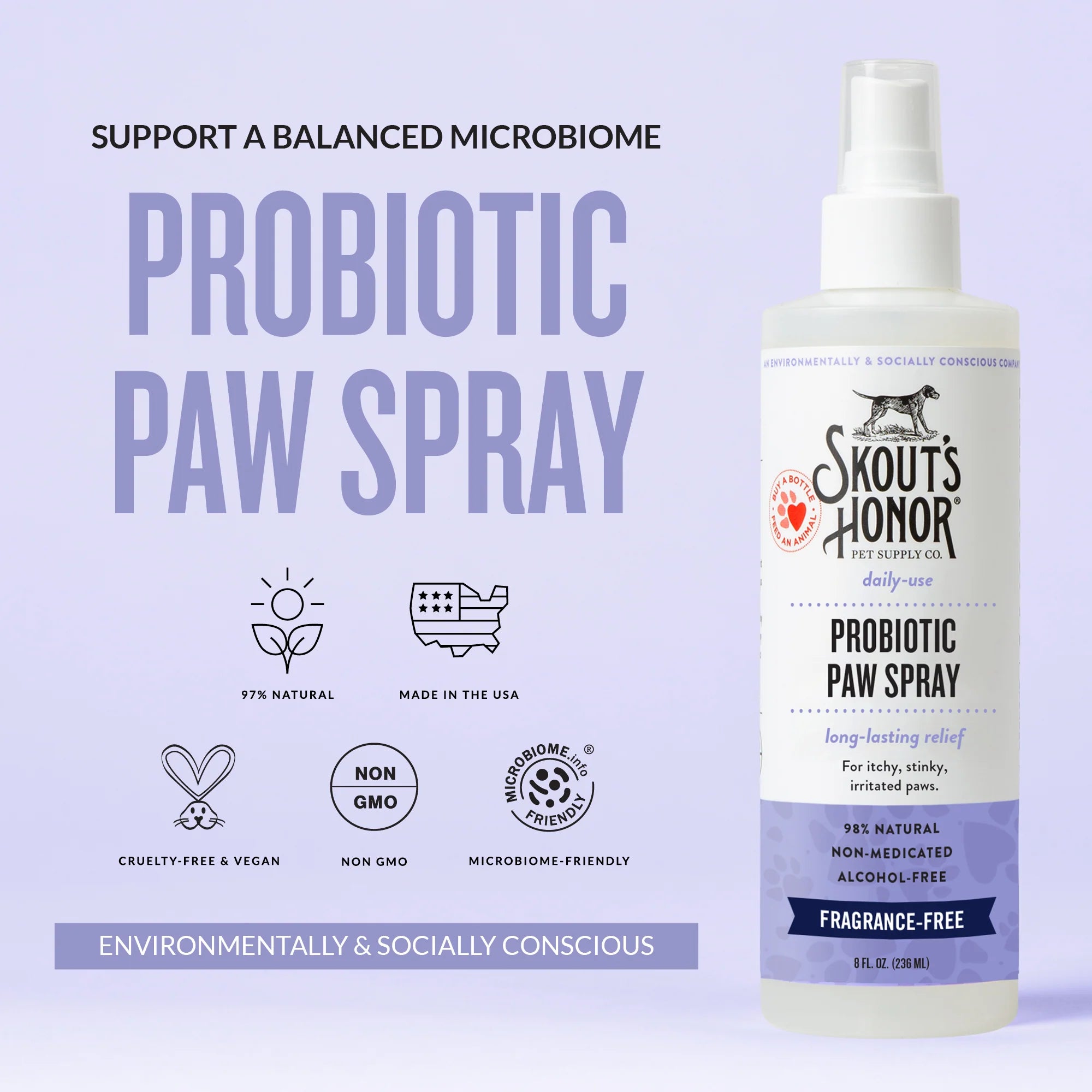 Skout's Honor Probiotic Paw Spray