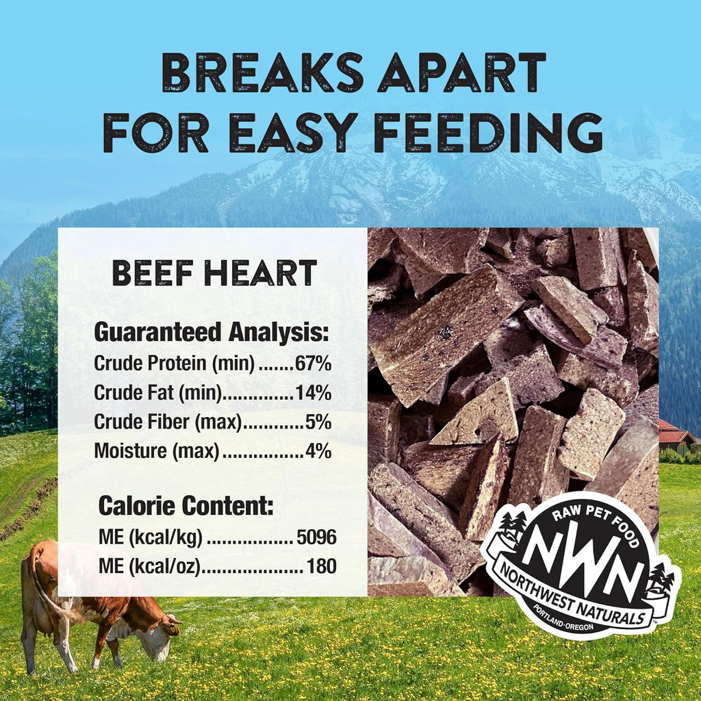Northwest Naturals Raw Rewards Freeze-Dried Beef Heart Treats