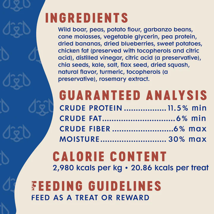 Finley's Dog Griller Strips Wild Boar 6oz