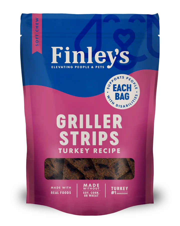 Finley's Dog Griller Strips Turkey  6oz