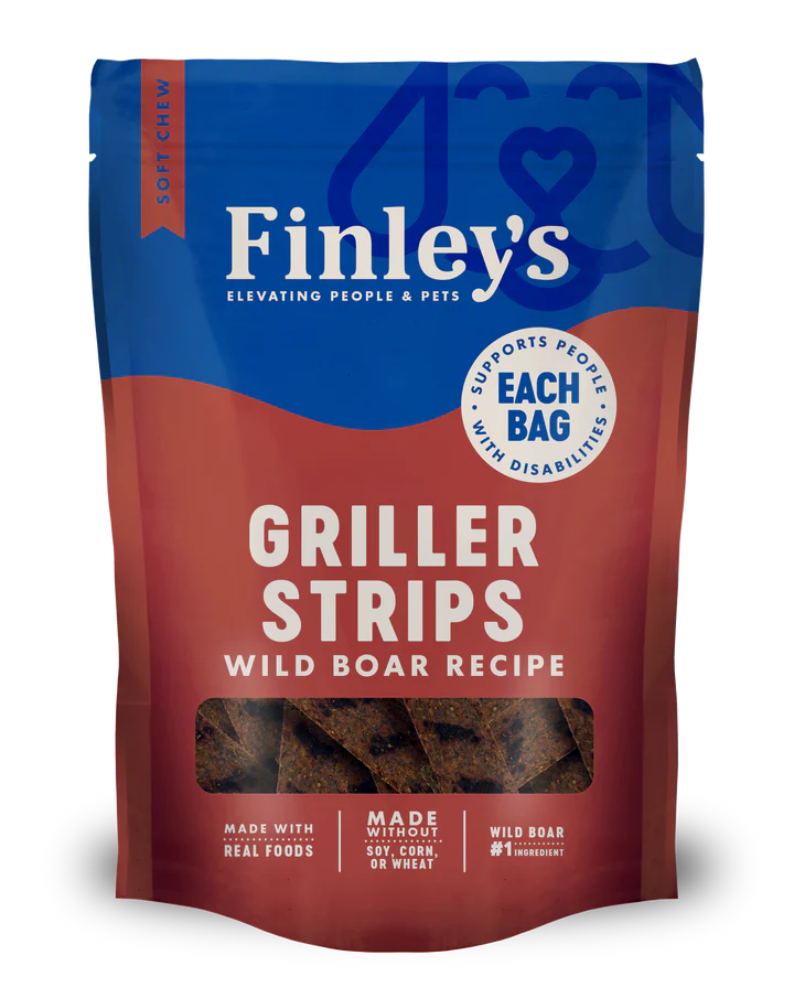 Finley's Dog Griller Strips Wild Boar 6oz