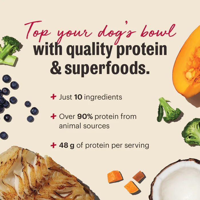 The Honest Kitchen Protein Plus Grain Free Fish Topper 12 oz