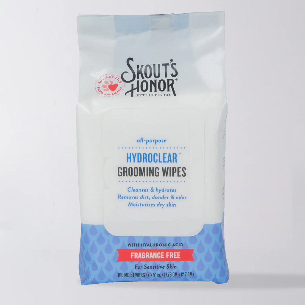 Skout's Honor HydroClear™ Grooming Wipes Fragrance Free