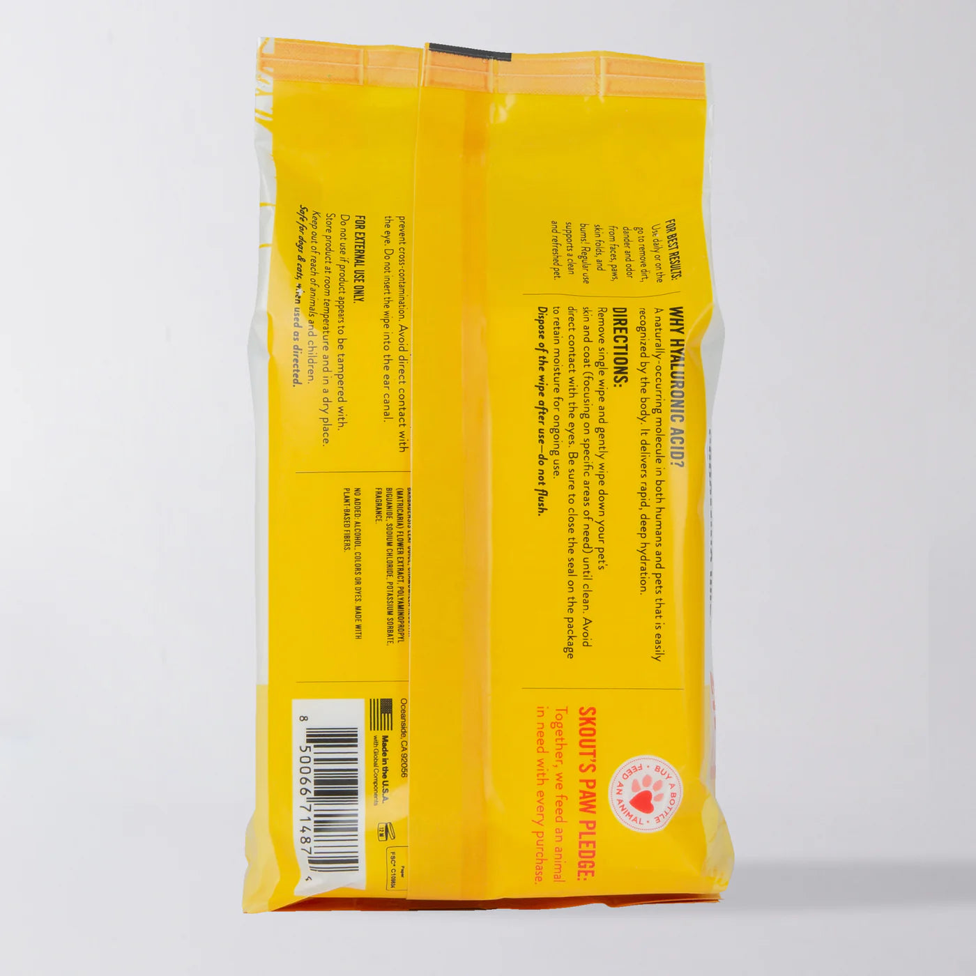 Skout's Honor HydroClear™ Grooming Wipes Honeysuckle