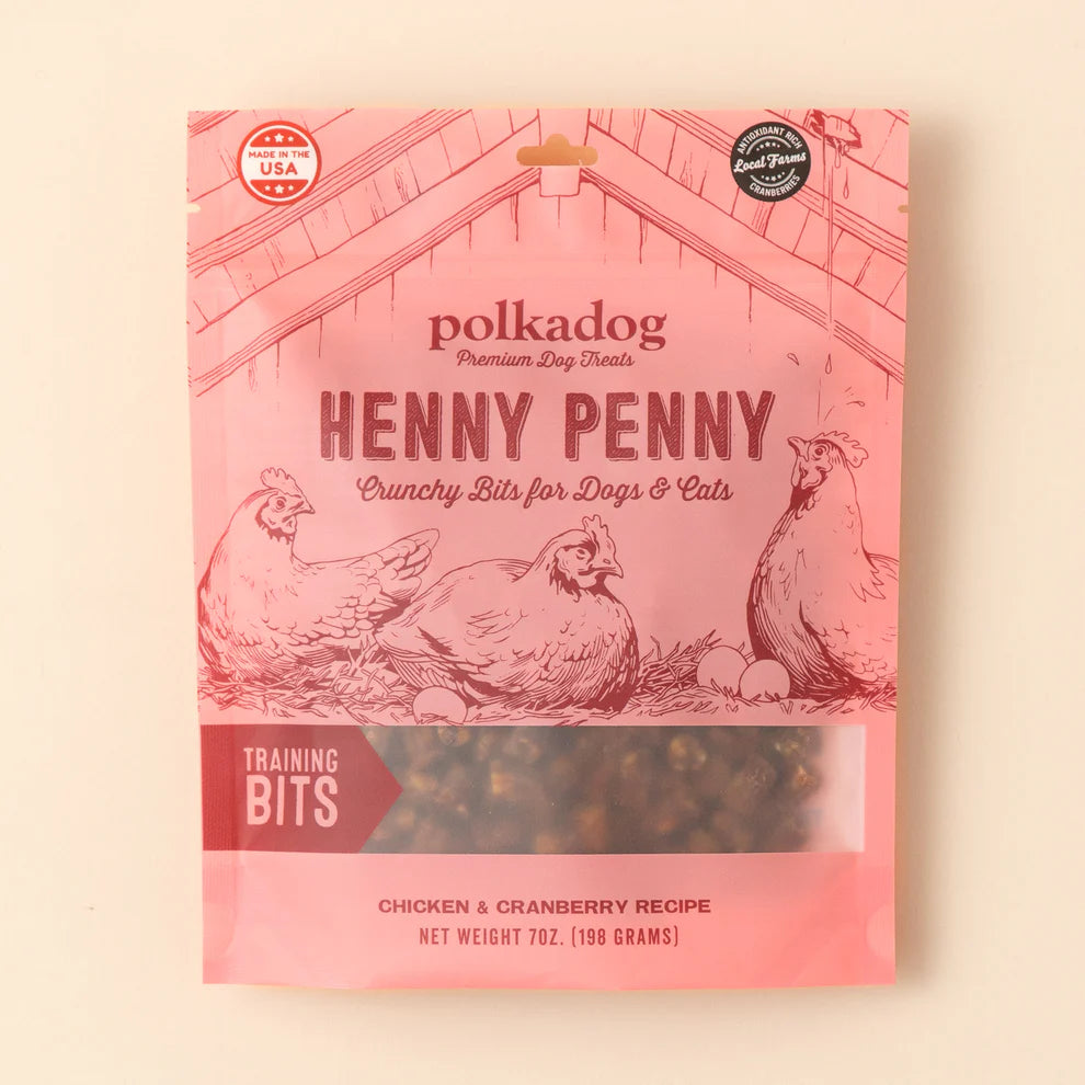 Polkadog Henny Penny Crunchy Bits Dog & Cat Treats