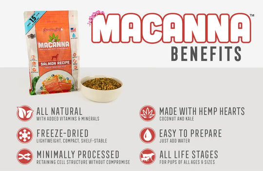 Grandma Lucy's Macanna Salmon Freeze-Dried Grain-Free Dog Food