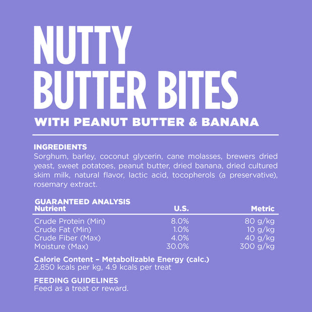 NutriSource Nutty Butter Bites -6 oz