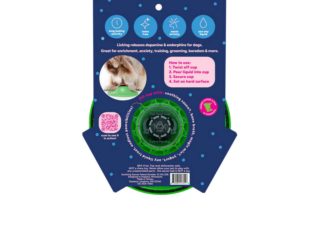 Stashios Soothing Saucer® for Dogs & Cats