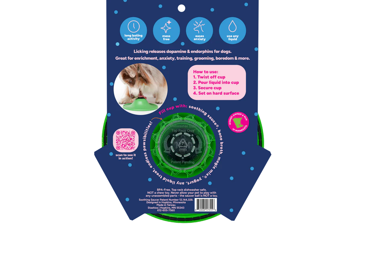 Stashios Soothing Saucer® for Dogs & Cats