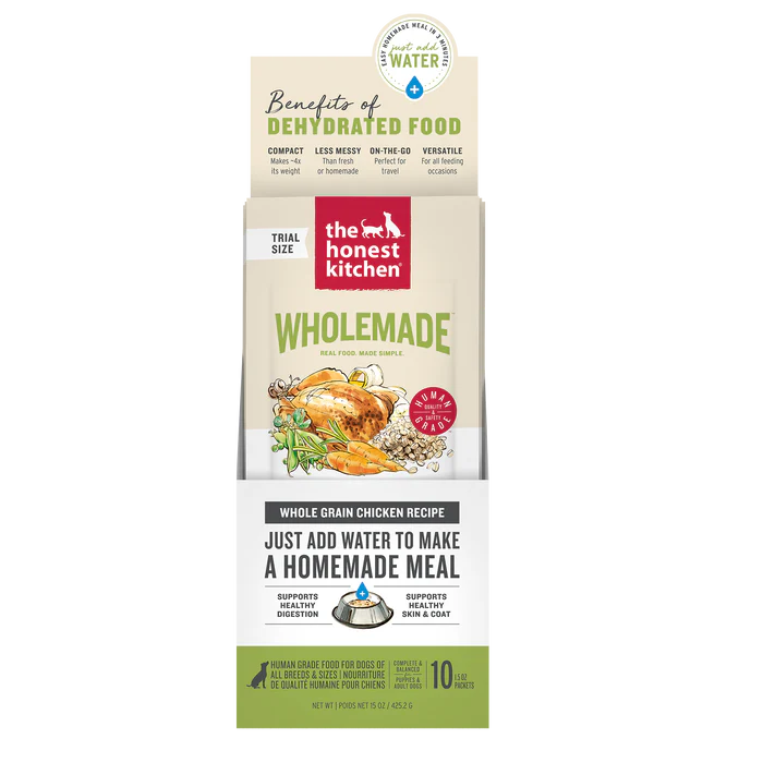 The Honest Kitchen Wholemade Whole Grain Chicken Recipe Dehydrated Dog Food