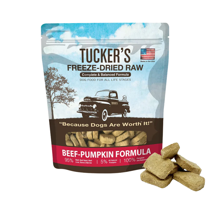 Tucker's Beef-Pumpkin Freeze-Dried Raw Diet