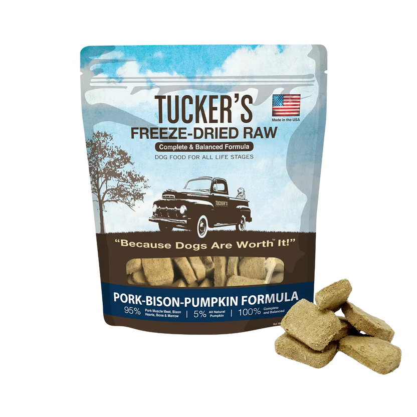 Tucker's  Pork, Bison & Pumpkin Freeze-Dried Raw Diet