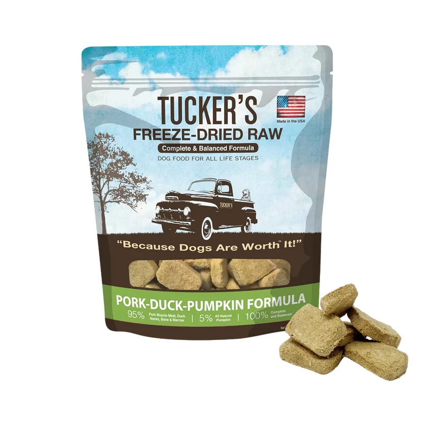 Tucker's Pork, Duck & Pumpkin Freeze-Dried Raw Diet