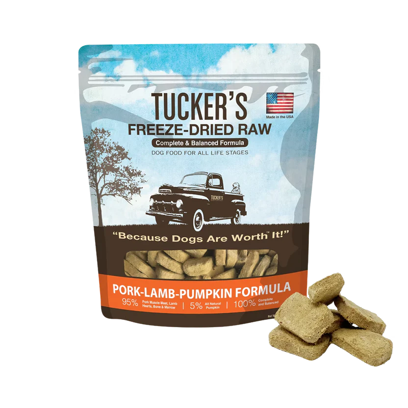 Tucker's Pork, Lamb & Pumpkin Freeze-Dried Raw Diet