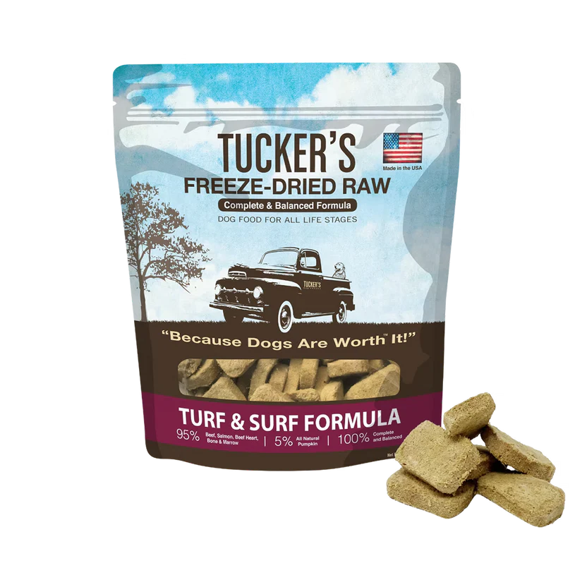 Tucker's Turf & Surf / Beef & Salmon Freeze-Dried Raw Diet
