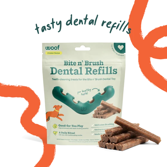 Woof Bite n’ Brush Dental Treat Refills