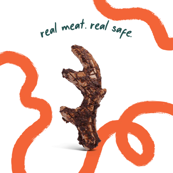 Woof HonestChew Meaty Antler