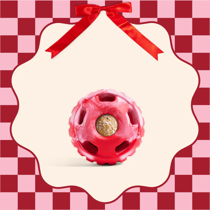 Woof The Pupsicle Treat Dispensing Dog Toy Holiday Edition