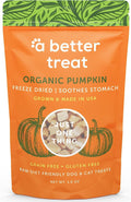 A Better Treat Organic Pumpkin Freeze-Dried Dog & Cat Treats, 1-oz