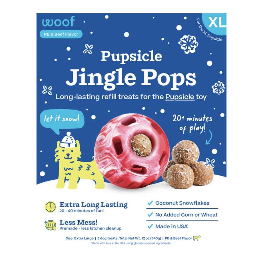Woof Pupsicle Jingle Pops Dog Treats