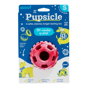 Woof The Pupsicle Treat Dispensing Dog Toy Holiday Edition