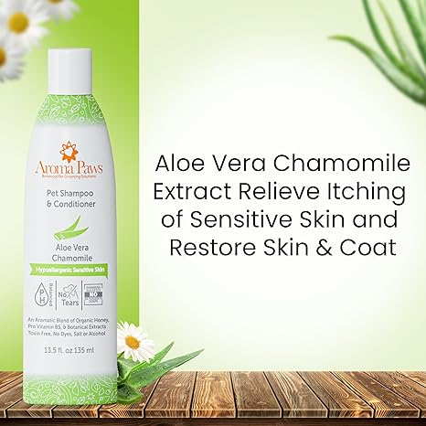 Aroma Paws Aloe Chamomile Dog Shampoo & Conditioner, 13.5 oz