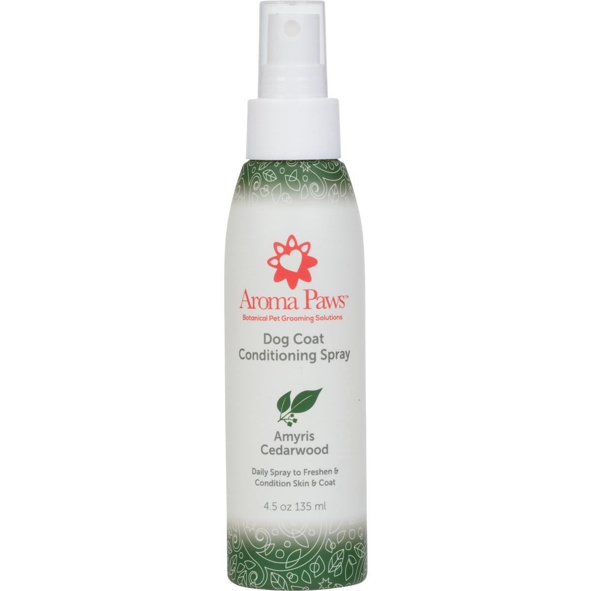Aroma Paws Amyris Cedarwood Dog Coat Conditioning Spray, 4.5-oz