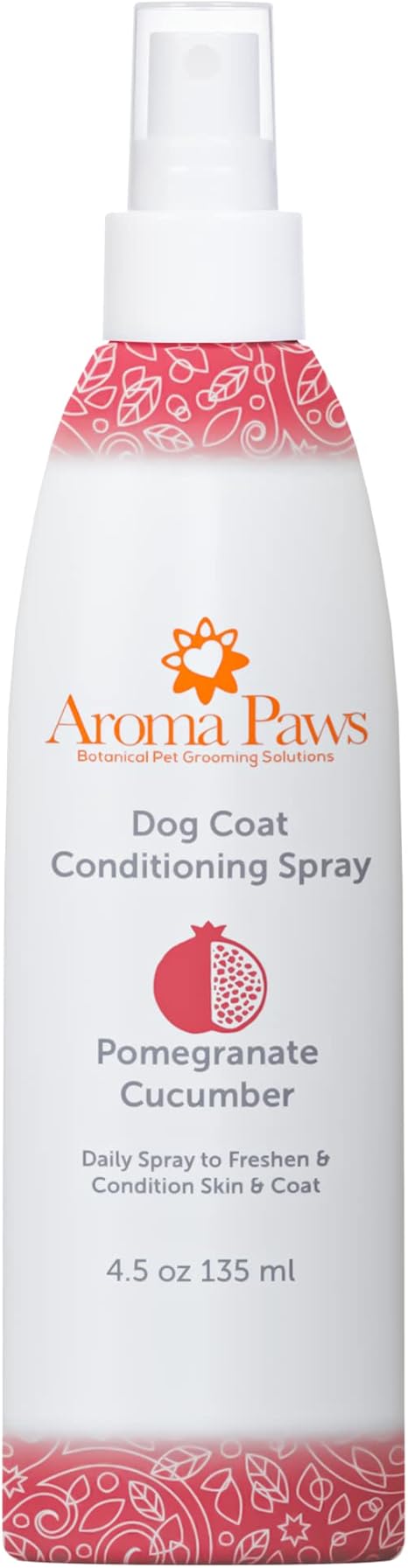 Aroma Paws Pomegranate Cucumber Dog Coat Spray, 4.5-oz
