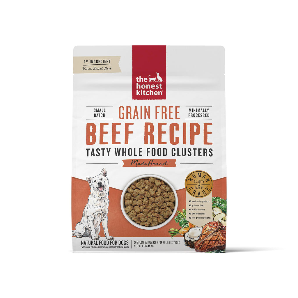 The Honest Kitchen Whole Food Clusters Beef Grain-Free Dry Dog Food