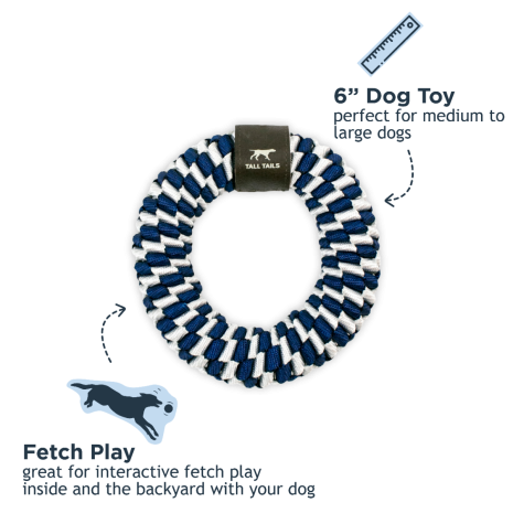 Tall Tails Braided Ring Dog Toy