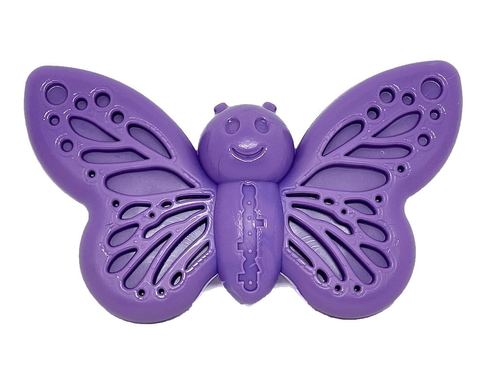 SodaPup Butterfly Nylon Dog Toy, Purple